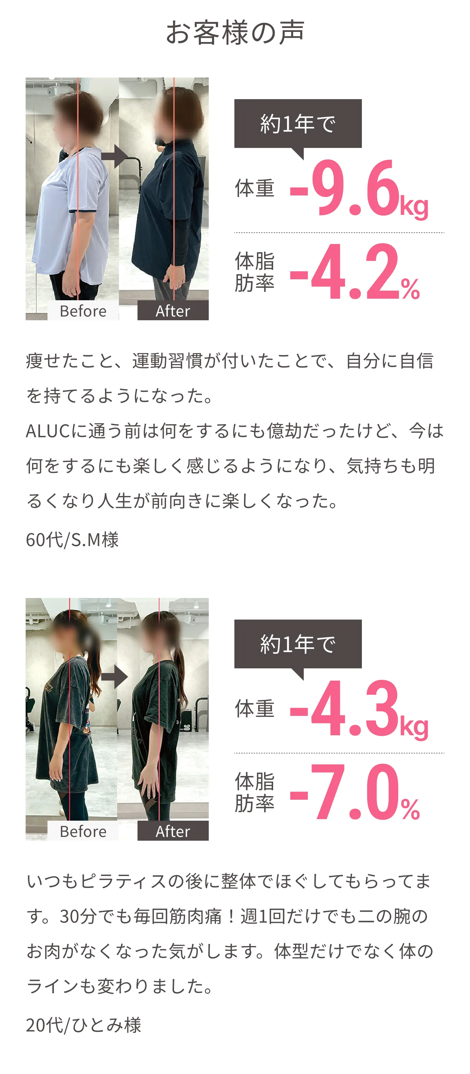 お客様の声